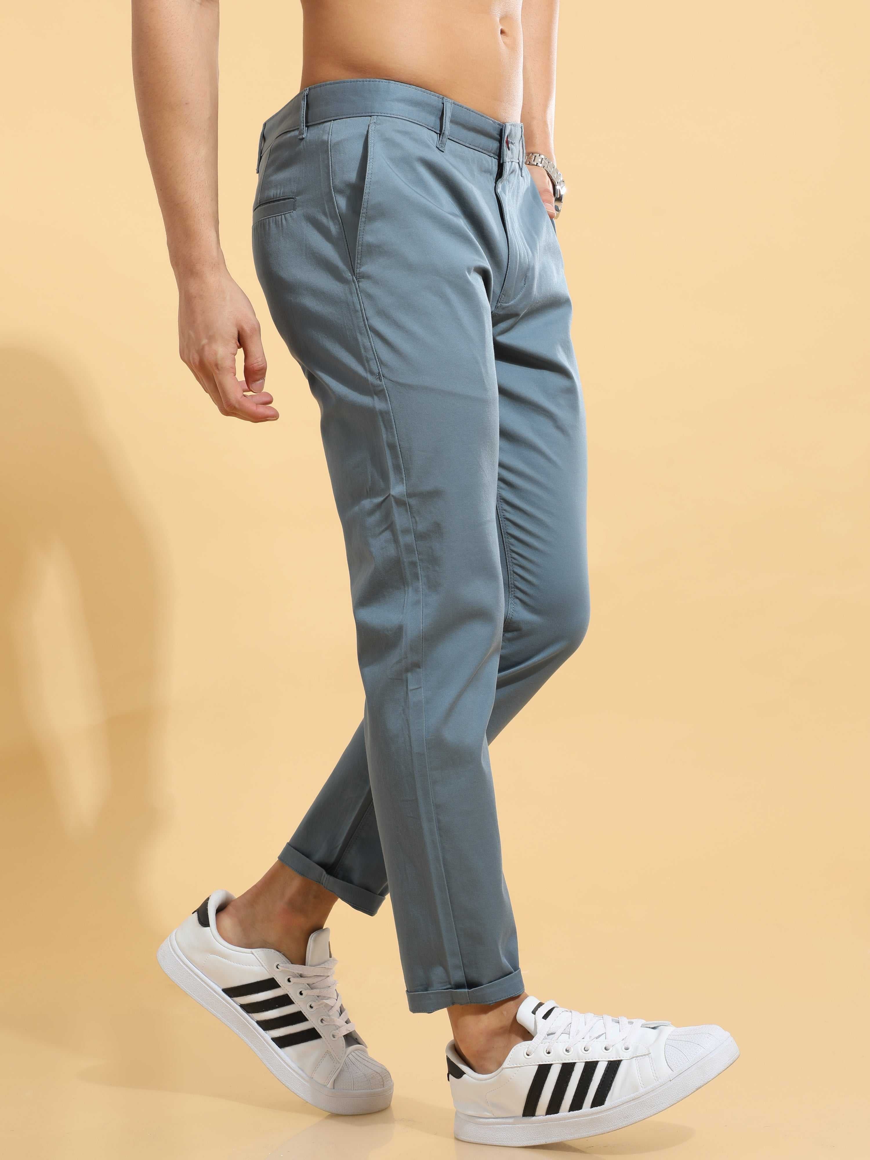 Blue Trousers Mens