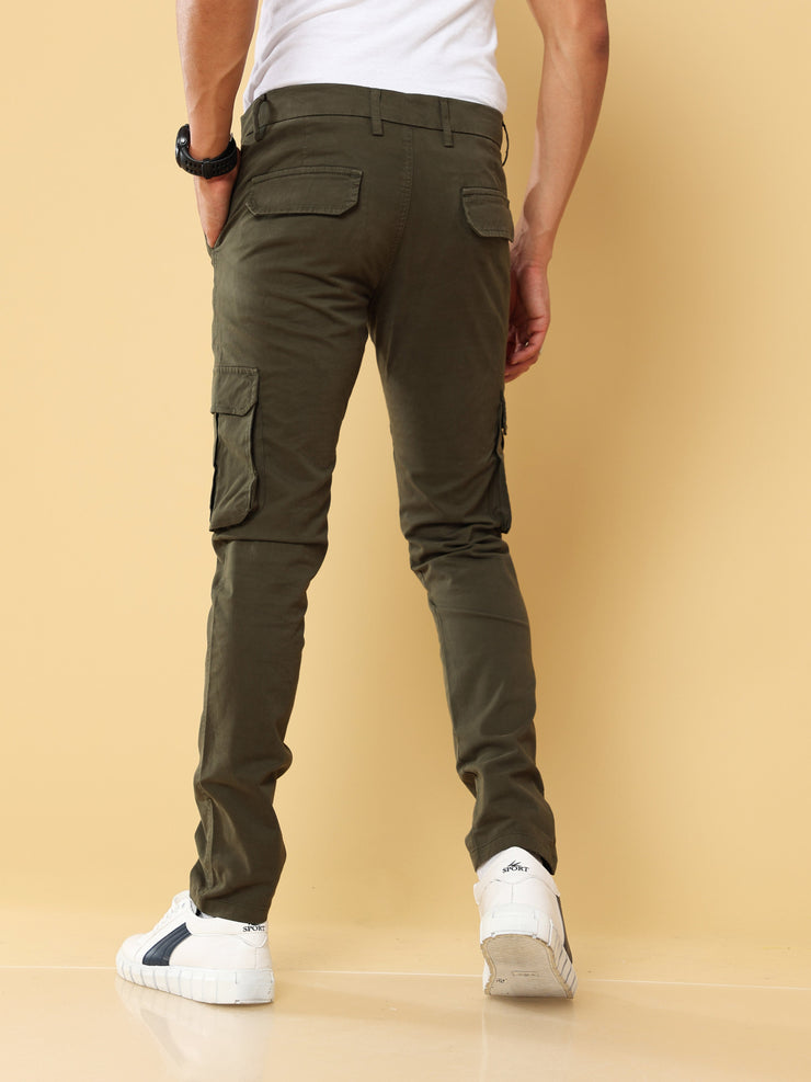 Premium Dark Olive Cargo Pant