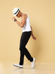 Linen Black Trouser