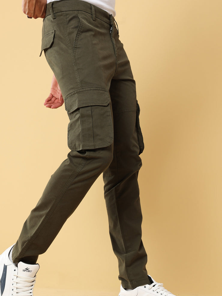 Premium Dark Olive Cargo Pant