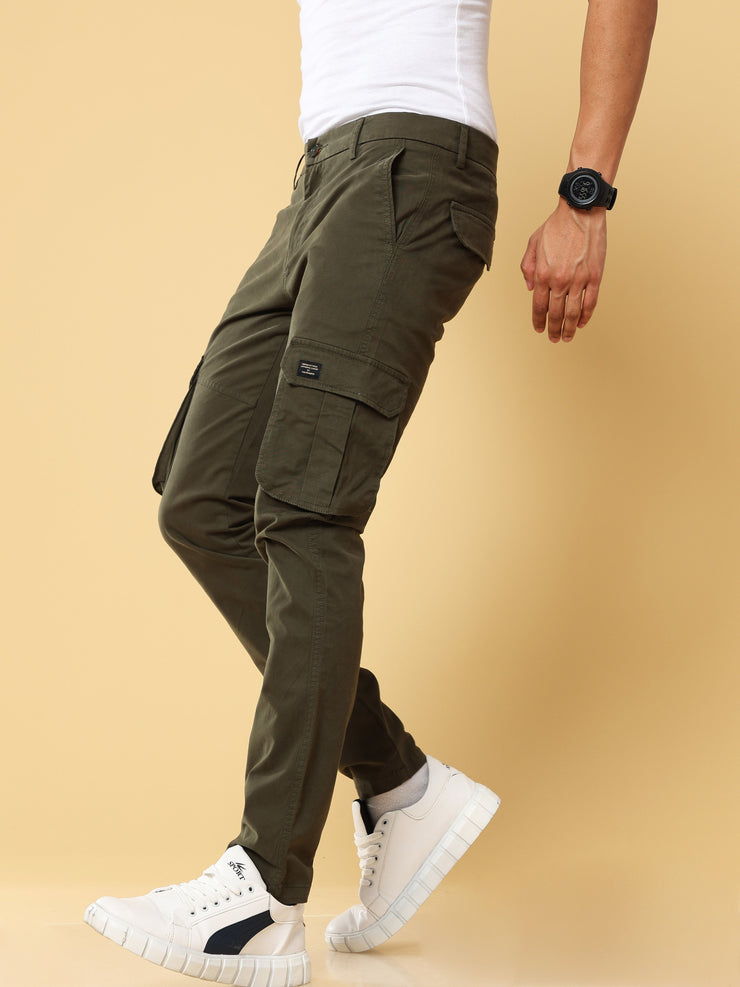 Premium Dark Olive Cargo Pant