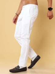 Linen White Trouser
